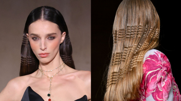Crimped Hair Got a Sleek Makeover at New York Fashion Week Spring/Summer 2027 — See Photos