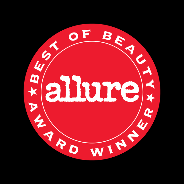 A red circular seal with white lettering on a white background